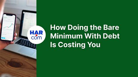 How doing the bare minimum with debt is costing you